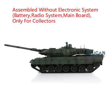 1/16 Henglong Plastic 3889 German Leopard 2 A6 Static Tank Decorative Collection Display Model Without Electronic System