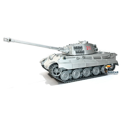 New Arrival!!!Henglong 1/16 King Tiger Heavy RC Tank 3888 Metal Remote Control Military Tanks BB Firing 360 Degree Turret Smoke Light Sound