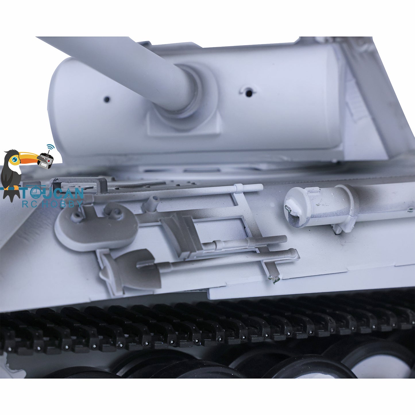 Henglong 1/16 Snow 7.0 Upgraded Metal Version German Panther V RTR RC Tank 3819 Metal Sprocket Wheels Infrared Combating System