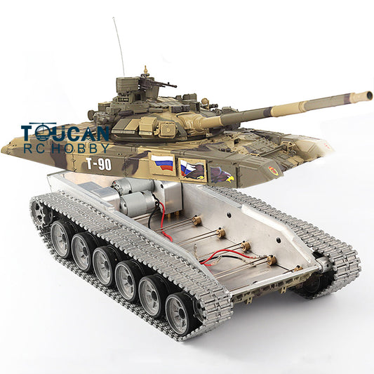 Henglong 1/16 RC Tank 3938 T90 W/ Metal Chassis Plastic Hull 7.1 Mainboard Sound Effects 360 Degrees Rotating Infrared BB Shooting
