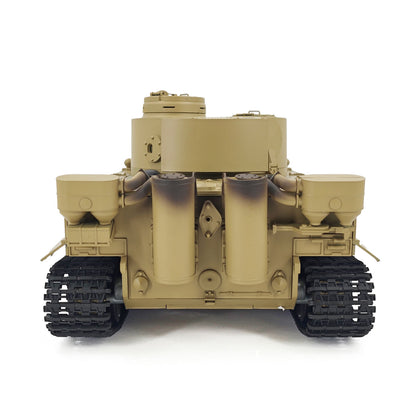 2.4Ghz Henglong 1/16 7.0 Plastic German Tiger I RTR RC Tank 3818 BB IR Barrel Recoil Steel Gearbox 320 Degree Rotating Turret