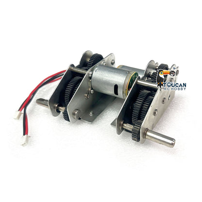 Henglong 1/16 Remote Control Tank Steel Gearbox ML 49mm 59mm HL 49mm 59mm With 5.3 Plug Cable For RC Military Vehicle Model Part