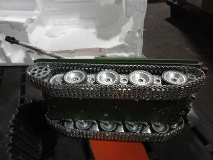 Free Shipping Second Hand US Stock Henglong 1/16 7.0 Customized 3879 Panther G RTR RC Tank BB IR Smoke Metal Barrel Tracks Drive Road Idler Wheels Gearbox