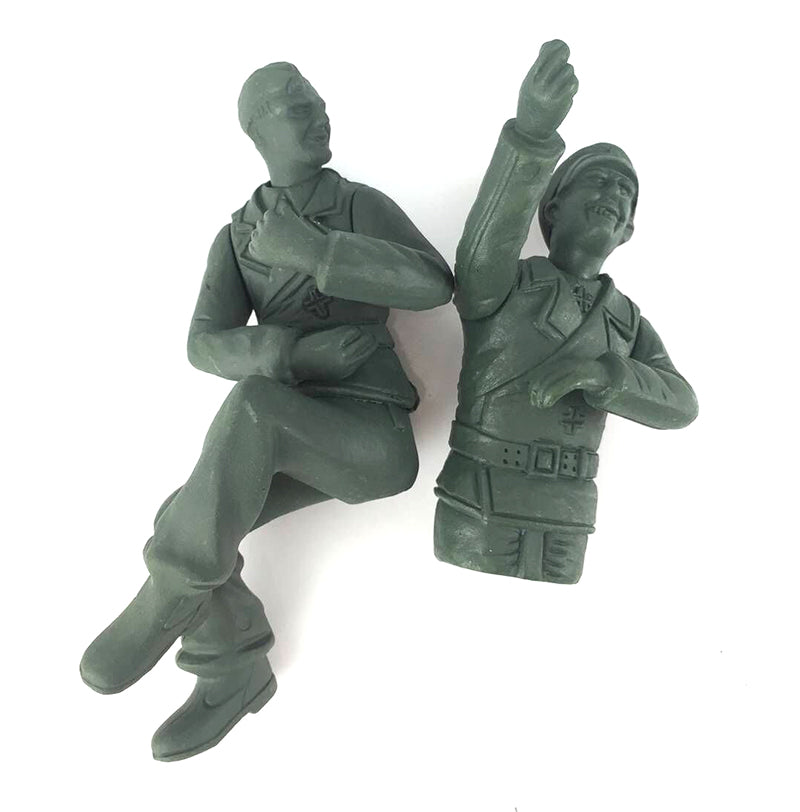 1/16 Soldier American German Russian Male Female Telescope Side Sitting Uniform For Remote Control Military Tank Model Parts