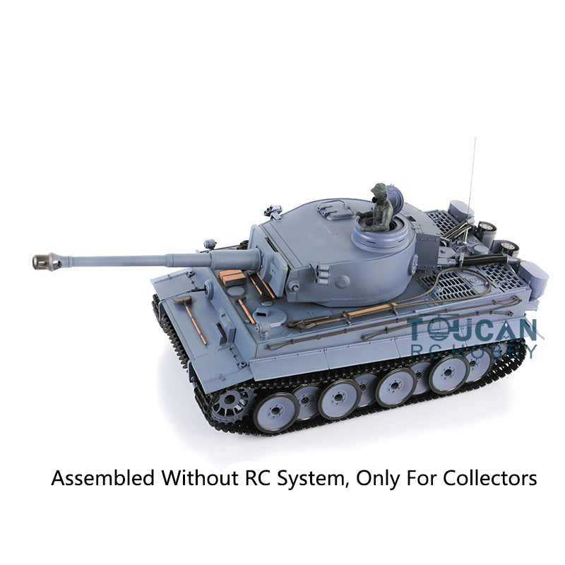Henglong 1/16 Plastic 3818 3819 German Tiger I Panther Static Tank Ornament Collection Display Model Without Electronic System