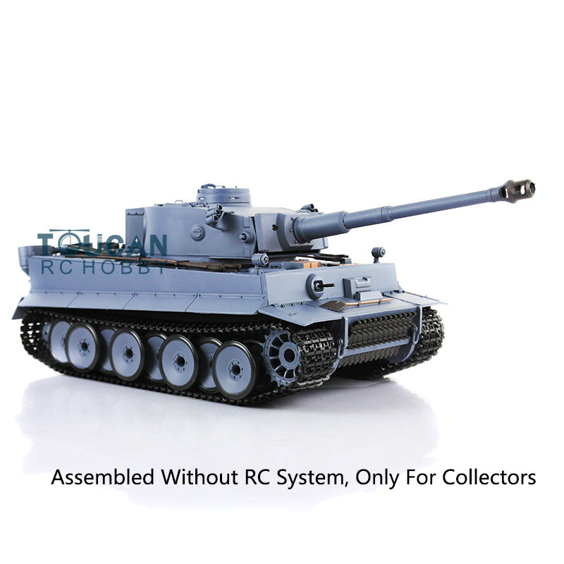 Henglong 1/16 Plastic 3818 3819 German Tiger I Panther Static Tank Ornament Collection Display Model Without Electronic System