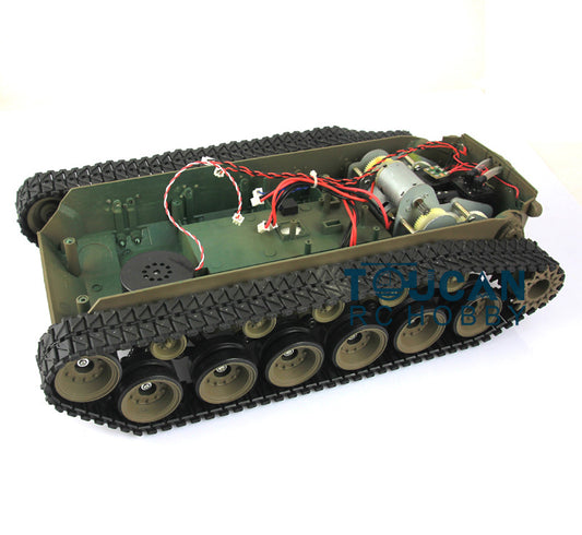 Henglong 1/16 Chassis W/ Plastic Tracks Wheels for RC Tank 3838 USA M26 Pershing Radio Controlled Military Models