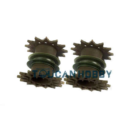Plastic Tracks Sprockets Road Driving Wheels Suspension Bars Idlers Stickers Decoration Parts Bag For Henglong 1/16 USA M26 Pershing 3838 RC Tank