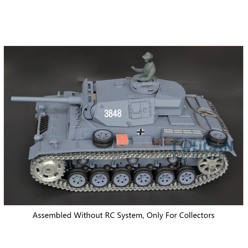 Henglong 1/16 Metal 3848 3858 3859 3898 Panzer IV F F2 £ë L M4A3 Static Tank Display Ornament Model Without Electronic System