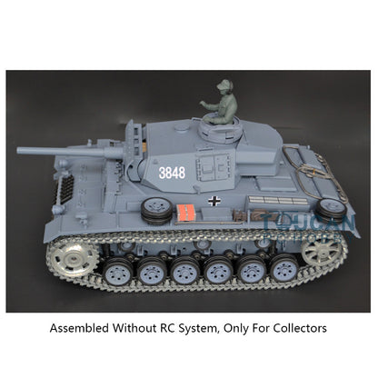 Henglong 1/16 Metal 3848 3858 3859 3898 Panzer IV F F2 £ë L M4A3 Static Tank Display Ornament Model Without Electronic System