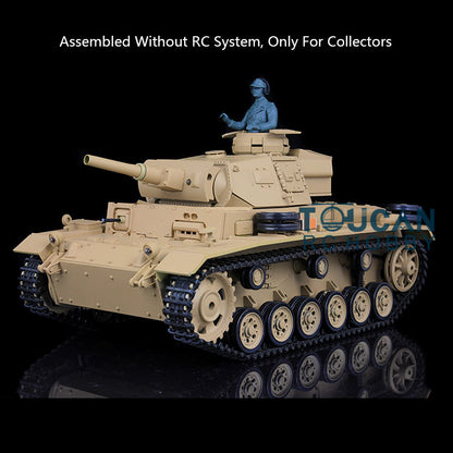 Henglong 1/16 Plastic 3848 3849 German Panther III L H Static Tank Collectible Display Model Vehicle Without Electronic System