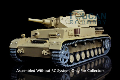 Henglong 1/16 Metal 3848 3858 3859 3898 Panzer IV F F2 £ë L M4A3 Static Tank Display Ornament Model Without Electronic System