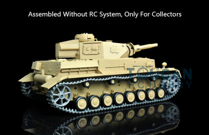 Henglong 1/16 Metal 3848 3858 3859 3898 Panzer IV F F2 £ë L M4A3 Static Tank Display Ornament Model Without Electronic System