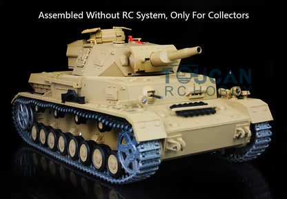 Henglong 1/16 Metal 3848 3858 3859 3898 Panzer IV F F2 £ë L M4A3 Static Tank Display Ornament Model Without Electronic System
