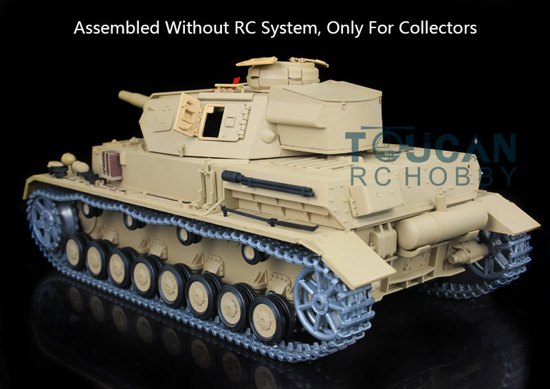 Henglong 1/16 Metal 3848 3858 3859 3898 Panzer IV F F2 £ë L M4A3 Static Tank Display Ornament Model Without Electronic System