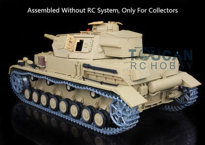 Henglong 1/16 Metal 3848 3858 3859 3898 Panzer IV F F2 £ë L M4A3 Static Tank Display Ornament Model Without Electronic System