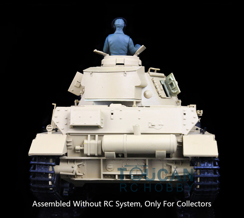 Henglong 1/16 Plastic 3858 3859 German Panzer IV F F2 Static Tank Collectible Display Vehicle Model Without Electronic System