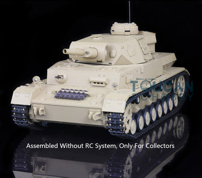 Henglong 1/16 Plastic 3858 3859 German Panzer IV F F2 Static Tank Collectible Display Vehicle Model Without Electronic System