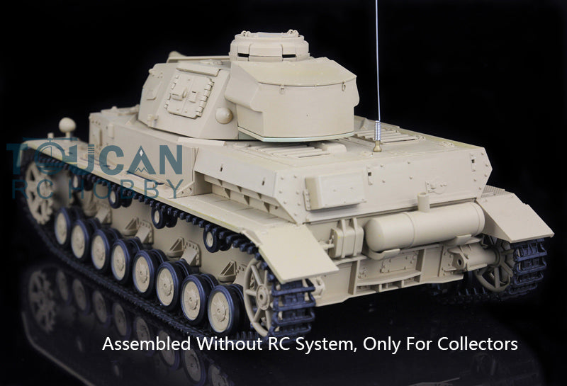Henglong 1/16 Plastic 3858 3859 German Panzer IV F F2 Static Tank Collectible Display Vehicle Model Without Electronic System
