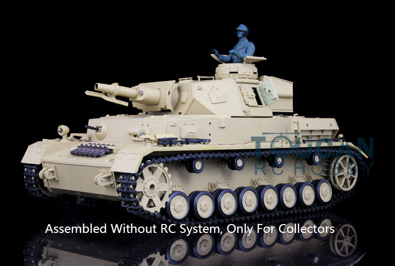 Henglong 1/16 Plastic 3858 3859 German Panzer IV F F2 Static Tank Collectible Display Vehicle Model Without Electronic System