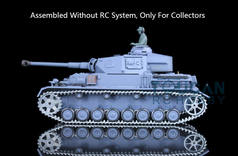 Henglong 1/16 Metal 3848 3858 3859 3898 Panzer IV F F2 £ë L M4A3 Static Tank Display Ornament Model Without Electronic System