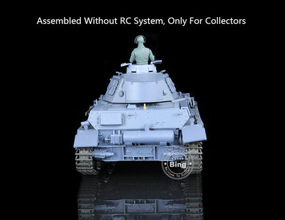 Henglong 1/16 Plastic 3858 3859 German Panzer IV F F2 Static Tank Collectible Display Vehicle Model Without Electronic System