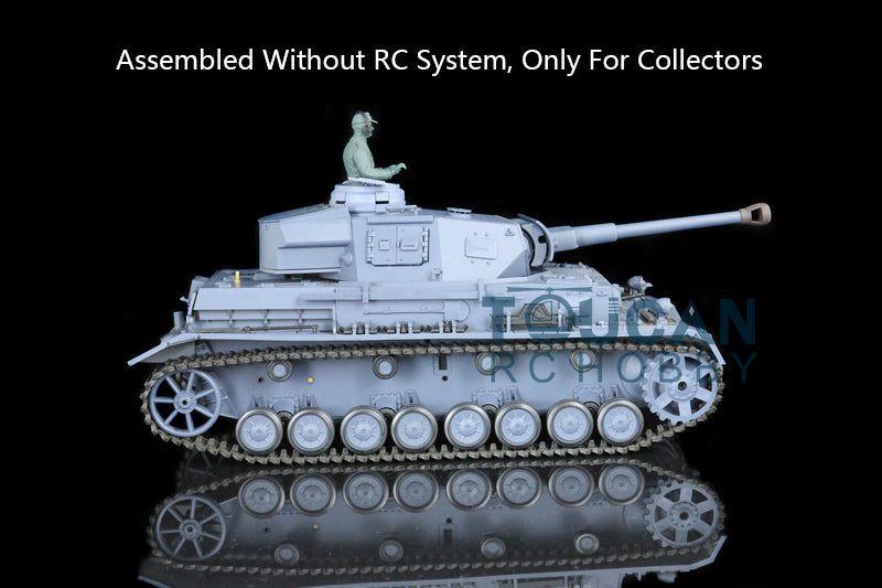 Henglong 1/16 Plastic 3858 3859 German Panzer IV F F2 Static Tank Collectible Display Vehicle Model Without Electronic System