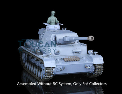 Henglong 1/16 Plastic 3858 3859 German Panzer IV F F2 Static Tank Collectible Display Vehicle Model Without Electronic System