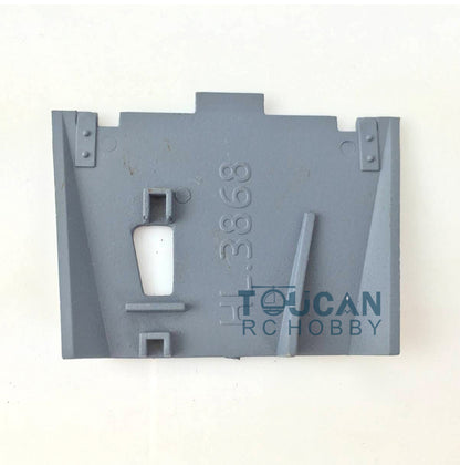 Rear Rack Turret machine gun shield Plastic Accessories Pack Chassis Spare Part Decal For HL 1/16 3868 RC Tank Vehicle Model