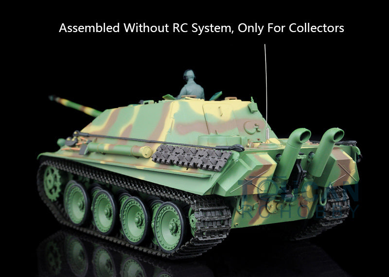 1/16 Plastic Henglong 3868 3869 German Stug £ë Jadpanther Static Tank Collectible Display Model Without Electronic System