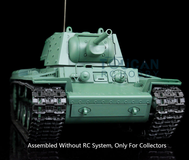 Henglong 1/16 Plastic Soviet KV-1 Static Tank 3878 Ornament Model Without Electronic System