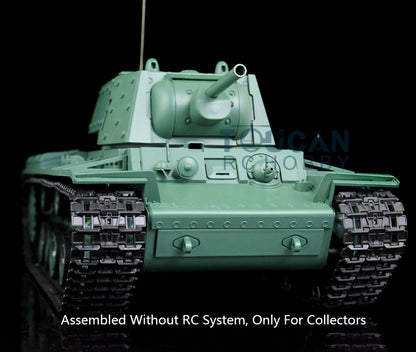 Henglong 1/16 Plastic Soviet KV-1 Static Tank 3878 Ornament Model Without Electronic System