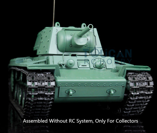 Henglong 1/16 Plastic Soviet KV-1 Static Tank 3878 Ornament Model Without Electronic System