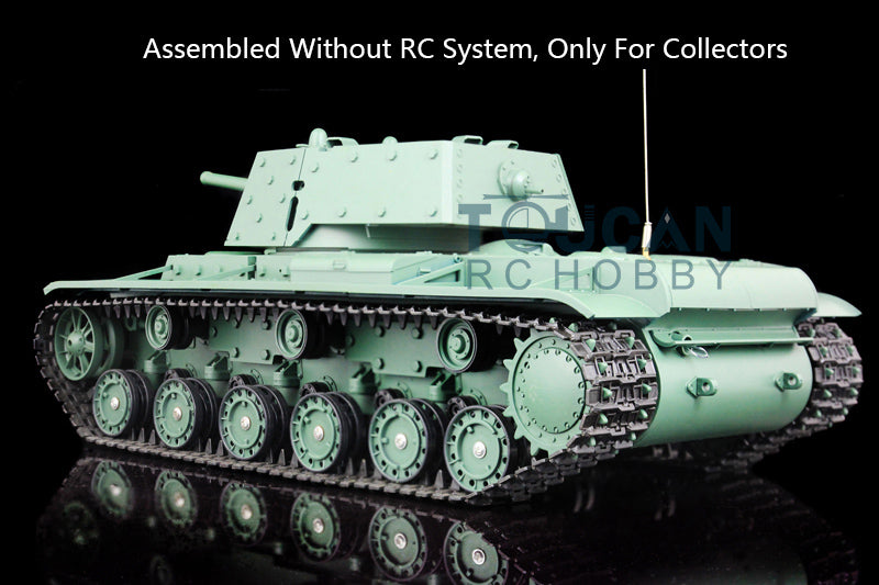Henglong 1/16 Plastic Soviet KV-1 Static Tank 3878 Ornament Model Without Electronic System