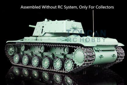 Henglong 1/16 Plastic Soviet KV-1 Static Tank 3878 Ornament Model Without Electronic System