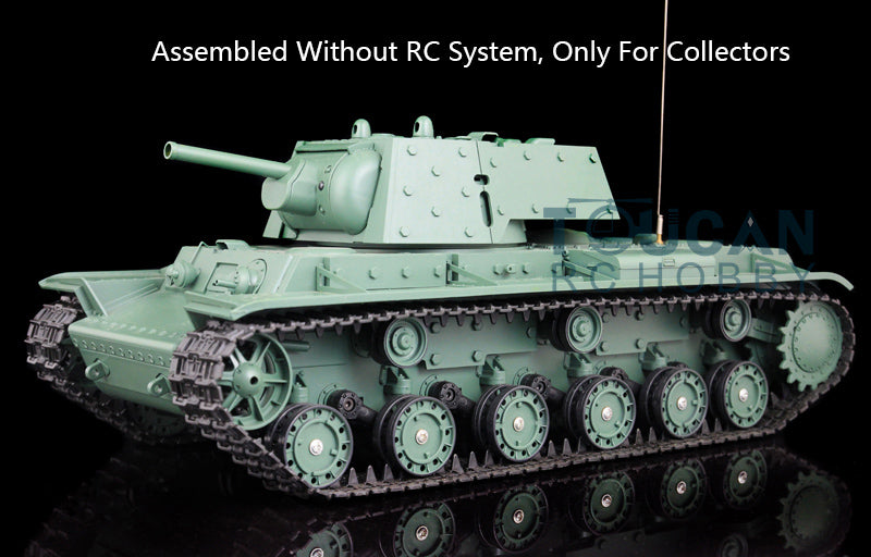Henglong 1/16 Plastic Soviet KV-1 Static Tank 3878 Ornament Model Without Electronic System