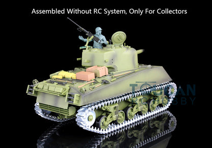 Henglong 1/16 Metal 3848 3858 3859 3898 Panzer IV F F2 £ë L M4A3 Static Tank Display Ornament Model Without Electronic System