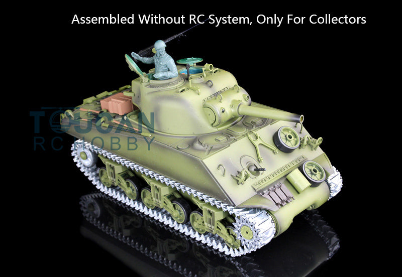Henglong 1/16 Metal 3848 3858 3859 3898 Panzer IV F F2 £ë L M4A3 Static Tank Display Ornament Model Without Electronic System