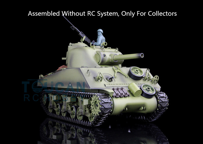 Henglong 1/16 Plastic USA M4A3 Static Tank 3898 Ornament Model Without Electronic System