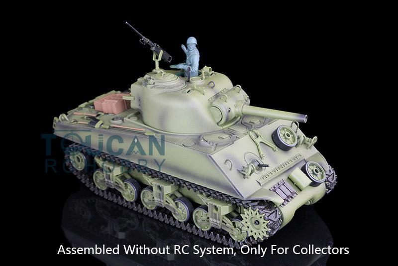 Henglong 1/16 Plastic USA M4A3 Static Tank 3898 Ornament Model Without Electronic System