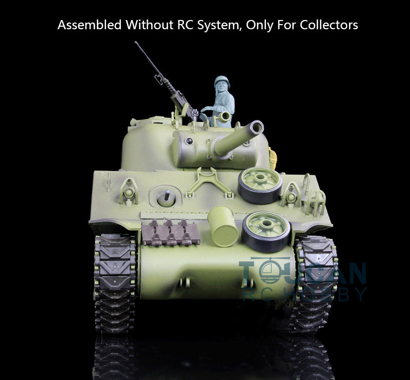 Henglong 1/16 Plastic USA M4A3 Static Tank 3898 Ornament Model Without Electronic System
