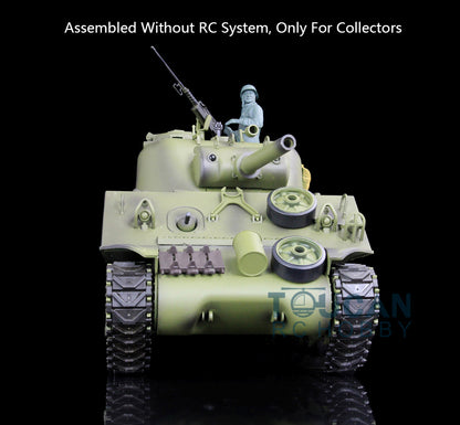 Henglong 1/16 Plastic USA M4A3 Static Tank 3898 Ornament Model Without Electronic System