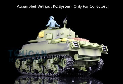 Henglong 1/16 Plastic USA M4A3 Static Tank 3898 Ornament Model Without Electronic System