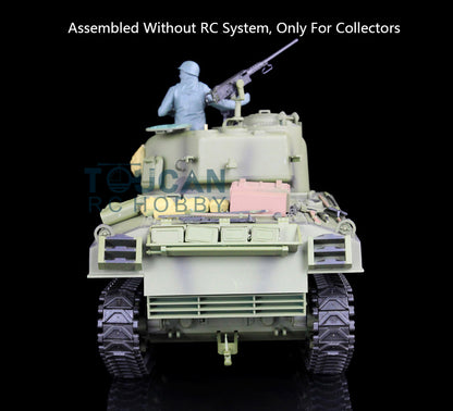 Henglong 1/16 Plastic USA M4A3 Static Tank 3898 Ornament Model Without Electronic System