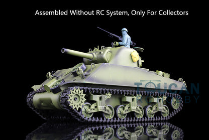 1/16 Henglong Plastic 3878 3898 3839 Soviet KV-1 M4A3 Sherman Walker Bulldog Static Tank Ornament Model Without Electronic System