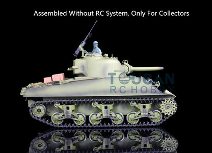 Henglong 1/16 Plastic USA M4A3 Static Tank 3898 Ornament Model Without Electronic System