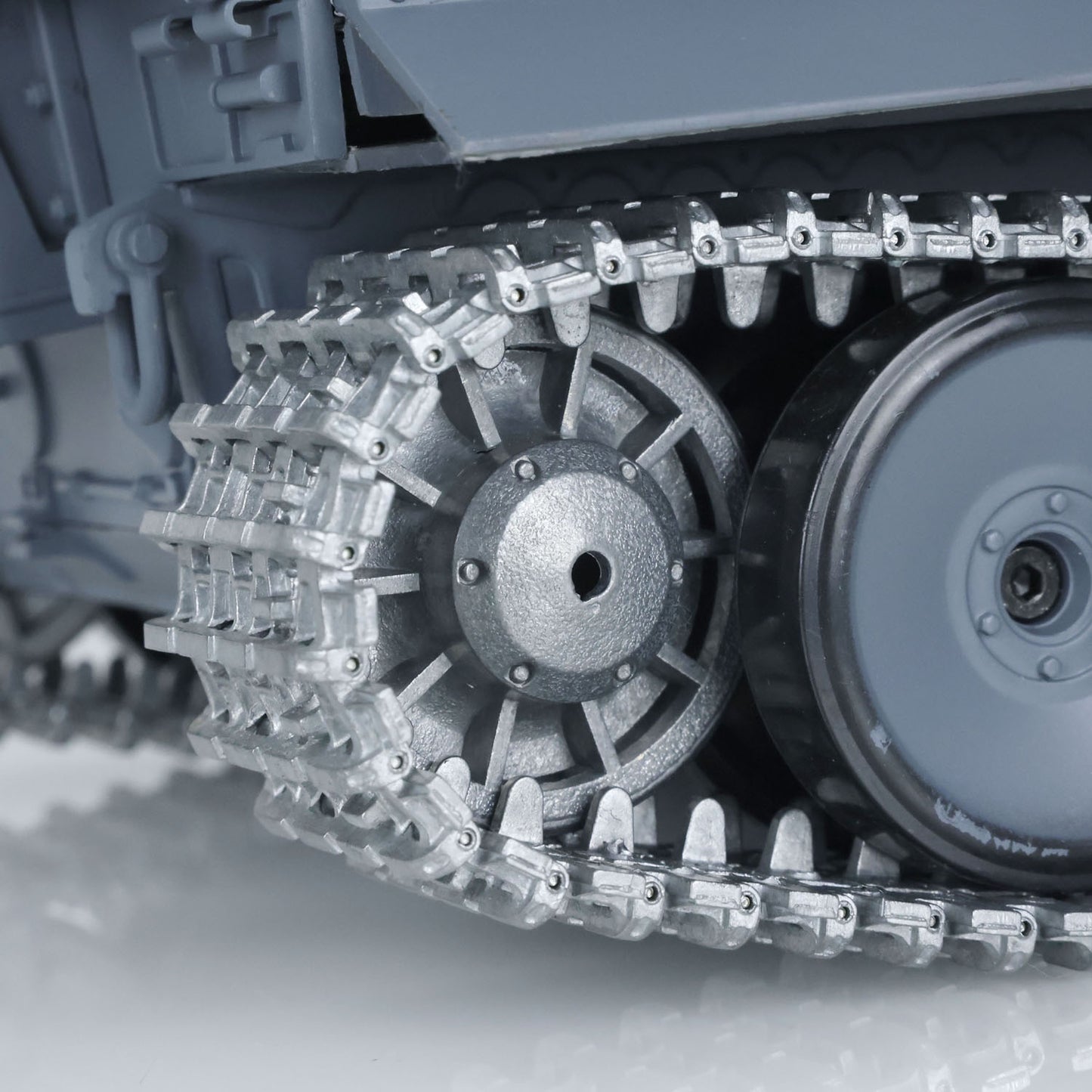 HL 7.0 3818 Upgraded 1/16 Tank Metal Tracks Sounds Smoke