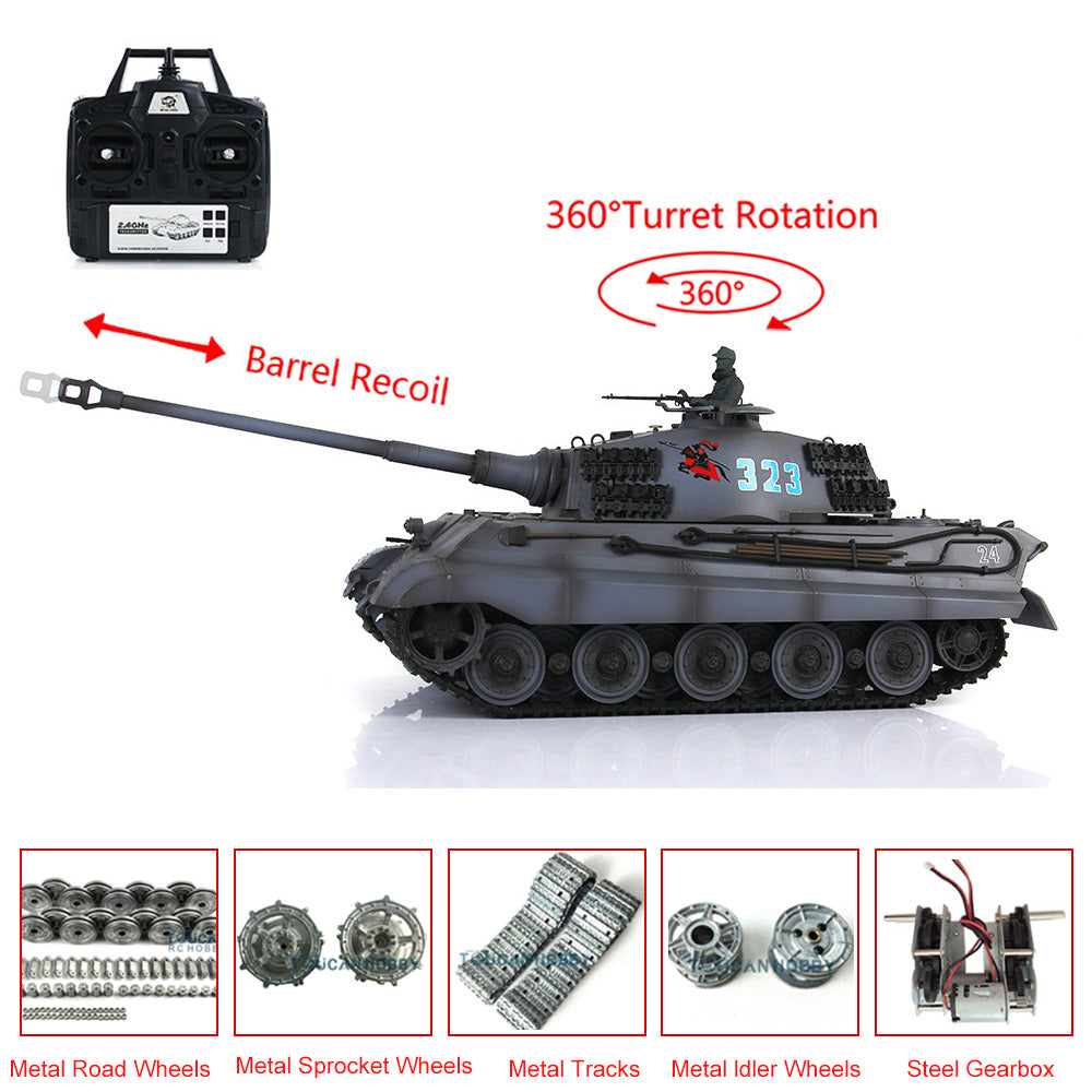 HL 7.0 3888A RTR RC Tank 1/16 Infrared Combat 360 Degree Turret
