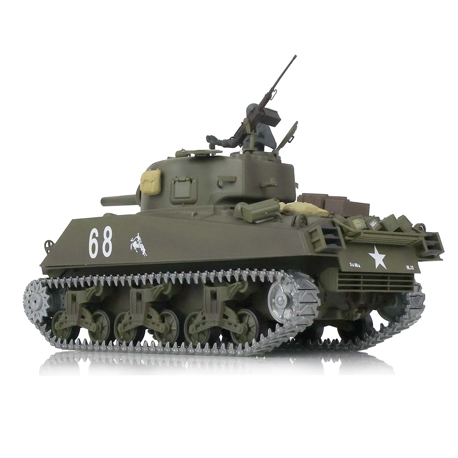 HL 7.0 3898 RTR RC Tank 1/16 BB Unit Smoke Metal Barrel