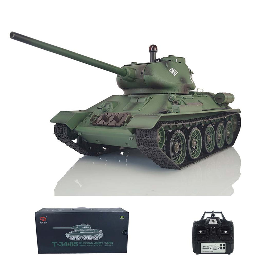 RTR RC Tank Soviet T34/85 3909 1/16 Armored Vehicle Model – Henglong Tanks